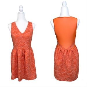 Emmelee Mesh Back Floral Dress Size Large